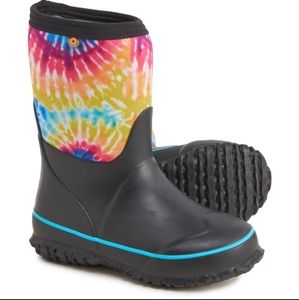 New in box bog boots sz 9t toddler winter boots rated -22° tie dye